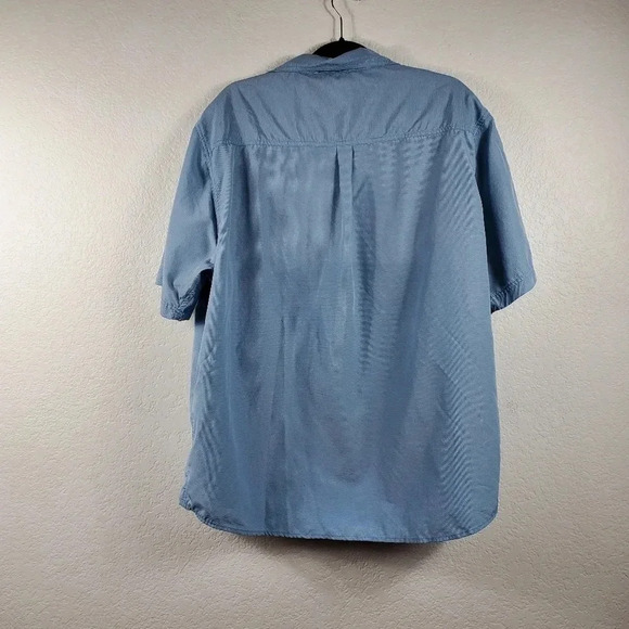 Men's Wrangler Short Sleeve Button Down Shirt Size XXL Casual Summer - Picture 6 of 7